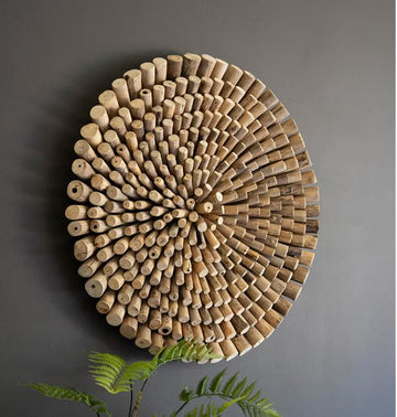 Round Driftwood Wall Art