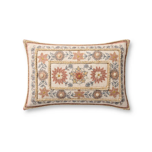 Spring Floral Multi 13" x 21" Pillow
