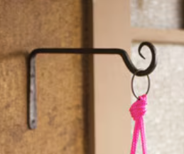 Hand Forged Iron Plant Hook