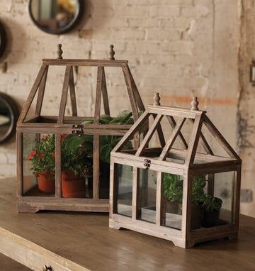 Wood and Glass Terranium - Large