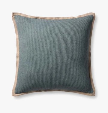 Gerry 22" Blue Down Filled Pillow