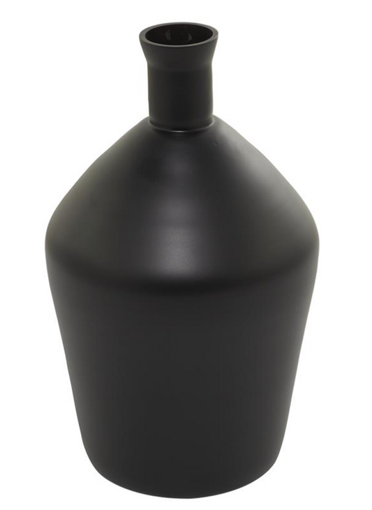 Black Glass Vase