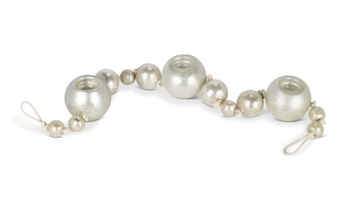 Glass Candle Holder Garland, 34.55"L
