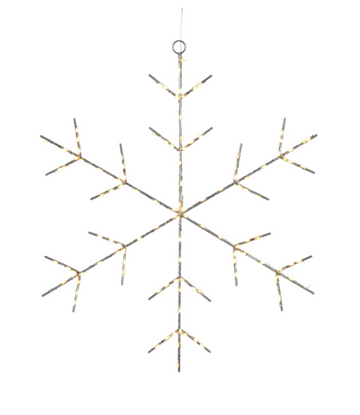 LED Snowflake with Twinkle Lights 18"D