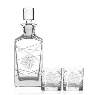 Compass Star Longitude Decanter