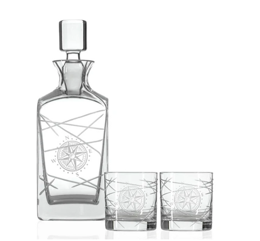 Compass Star Longitude Decanter