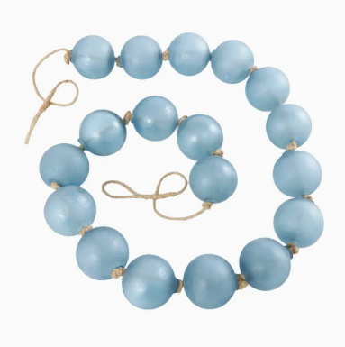 Coastal Glass Garland with Tassel