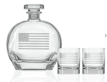 Betsy Ross Decanter Set - S/3