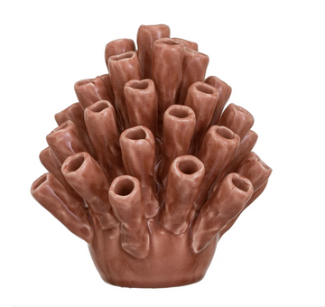 Stoneware Coral Shaped Decor