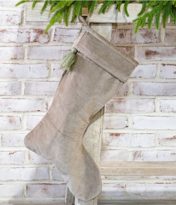 Toffee Velvet Stocking