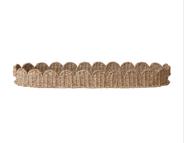Oval Bankuan Scalloped Tray