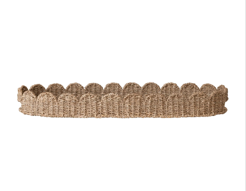 Oval Bankuan Scalloped Tray