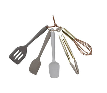 Silicon & Metal Mini Utensils