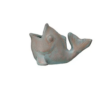 Stoneware Fish Toothpick Holder