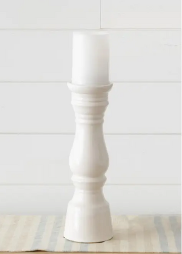 Ceramic Finial candle Holder - Small
