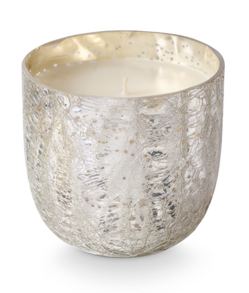 Balsam & Cedar Boxed Crackle Glass Candle