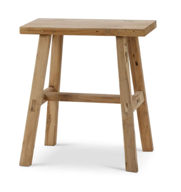 Rustic Teak Stool