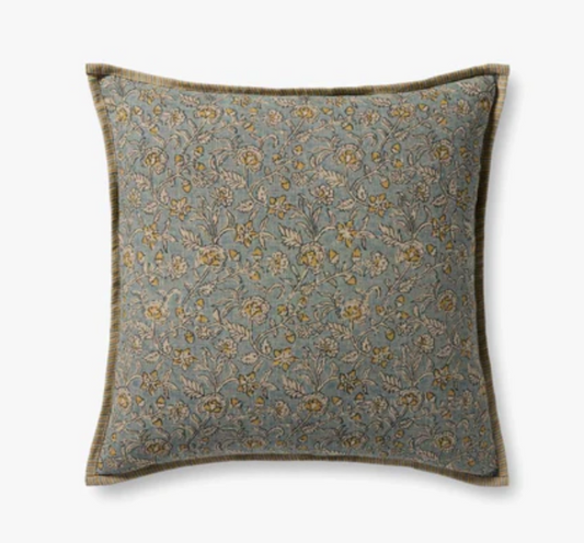 Scarlett Floral Pillow- 22" x 22"