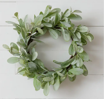 20" Lambs Ear Wreath