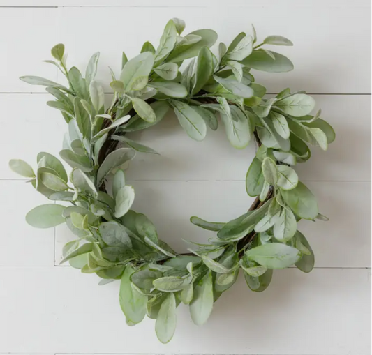 20" Lambs Ear Wreath