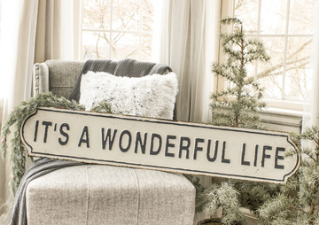 44" It's a Wonderful Life Sign