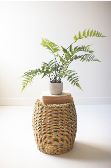Woven Vine Pouf/Stool