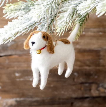 Fuzzy Dog Ornament