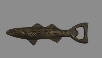 Cast Aluminum Fish Shaped Bottle Opener