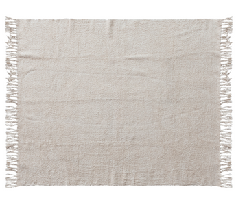 Woven Cotton Chenille Throw