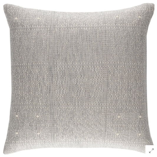 Elsa Grey Mattelasse Sham - Euro