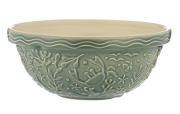 Nautical Crab, Gray Size 18 Mixing Bowl