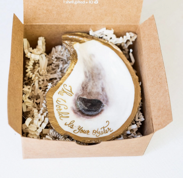 "The World Is Your Oyster" Jewelry Dish