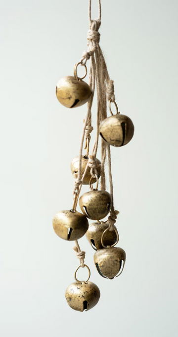 Jingle Bell Bunch on a rope