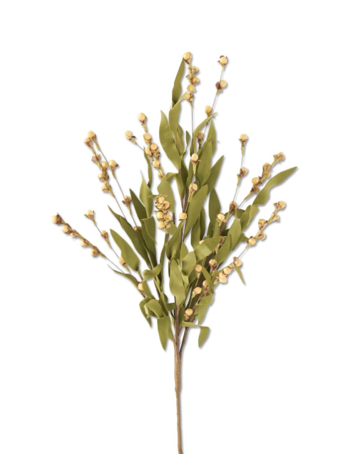 22.5 Inch Beige Eva Berry Bush