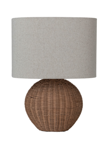 Hand Woven Rattan Table Lamp